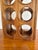 1970s Vintage Danish Modern Walnut Wine Rack, Holds 6 Bottles For Sale - Image 6 of 11