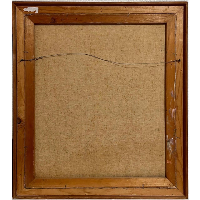 Expressionism Samuel Grodensky, Large Judaica Oil Painting Samuel Grodensky Hasidic Rabbi, Children in Jerusalem, 1962 For Sale - Image 3 of 10