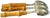 Japanese Vintage Japanese Bamboo Handle Stainless Steel Grapefruit Spoons - Set of 3 For Sale - Image 3 of 4