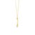 Elsa Peretti & Tiffany & Co. Late 20th Century Elsa Peretti for Tiffany & Co 18k Gold Tear Drop Pendant on Chain For Sale - Image 4 of 5