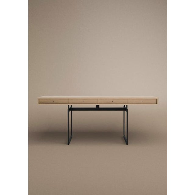 Dark Grey and Natural Oak Office Desk by Bodil Kjaer for Karakter For Sale - Image 6 of 14