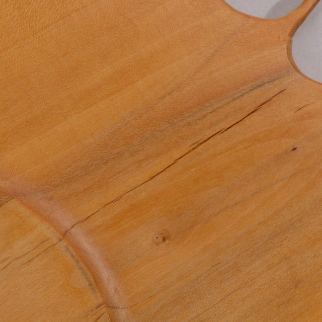 Turned Wood Plate With a Carved Reticulated Edge by J. Lorch 2007 For Sale - Image 4 of 4