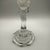 Vintage Polish 24% Lead Crystal Candle Holder Goblet Hand Cut Diamond Pattern 9" For Sale - Image 10 of 11