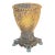 Pressed Glass Urn Style Table Lamp For Sale