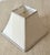 Traditional Stiffel 1960s Silk Tapered Sloped Square Transitional Traditional Lamp Shade For Sale - Image 3 of 18