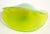 Mid-Century Modern Cenedese Blown Murano Art Glass Neon Green and Clear Encased Bowl Vessel For Sale - Image 3 of 12