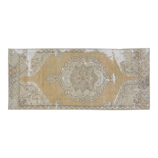 Vintage Turkish Hand Knotted Wool Rug, 2'3''x5'3'' For Sale