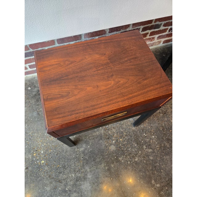 Pair Nightstands Walnut Founders MCM Vintage For Sale - Image 9 of 14