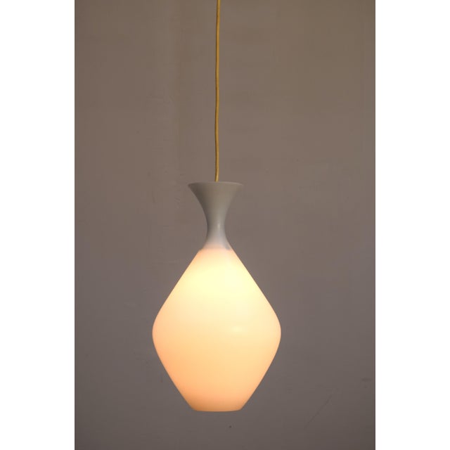 Glass Vintage Italian Glass Suspension, 1960s For Sale - Image 7 of 12