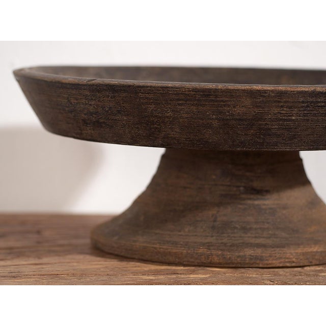 Small Antique Wooden Bowl For Sale - Image 6 of 7