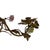 Golden Floral Lamp in Brass and Porcelain, 1930s For Sale - Image 6 of 9