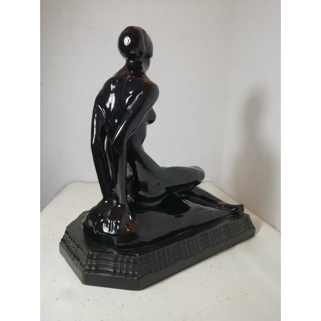 Figurative Ceramic Sculpture by Riccardo Gatti, Faenza, Italy, 1930s For Sale - Image 17 of 18