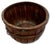 Great Antique American Hand Made Steam Bent Oak Maine Apple Farm Gathering Basket With Excellent Patina For Sale - Image 9 of 18