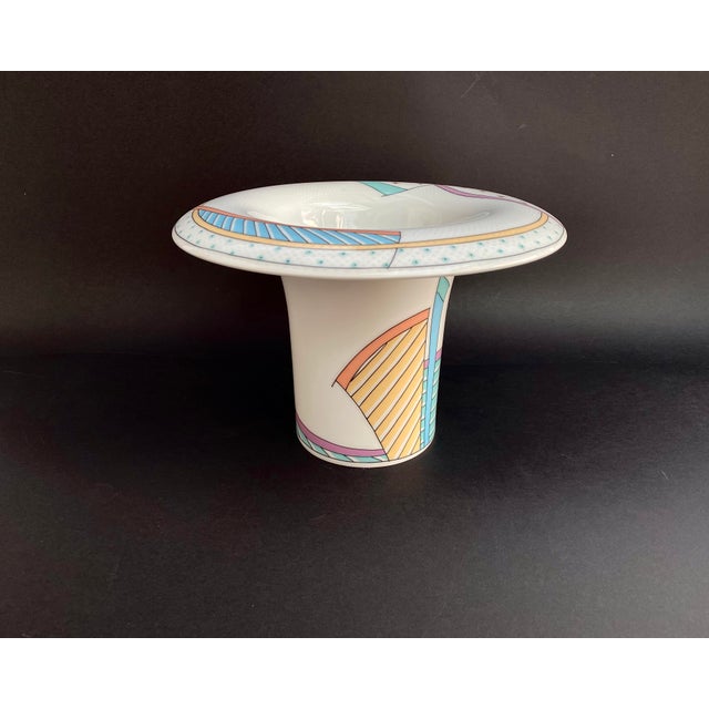 Postmodern Vase New Wave Series by Tapio Wirkkala & Dorothy Hafner for Rosenthal Studio,1980s For Sale - Image 3 of 7