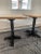 American Pair of Vintage 1990s,solid Oak. Butcher Block Top, Bistro/Pub Tables For Sale - Image 3 of 8