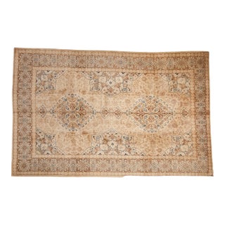 Vintage Distressed Tabriz Carpet - 7'1" x 10'10" For Sale