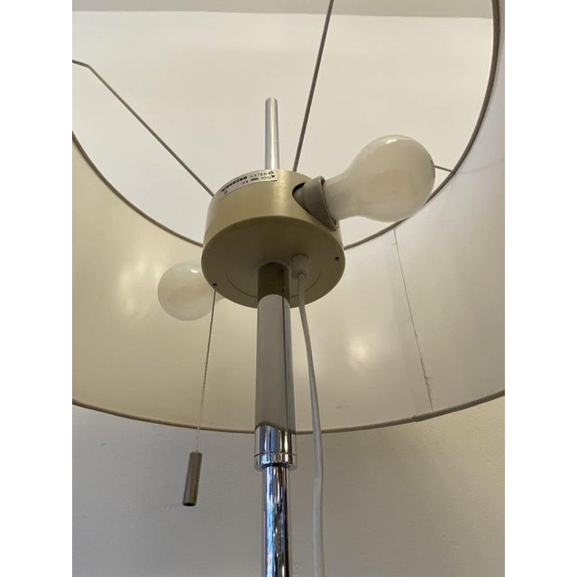 Vintage Floor Lamp with Fabric Shade from Erco, Germany, 1960s For Sale - Image 9 of 15