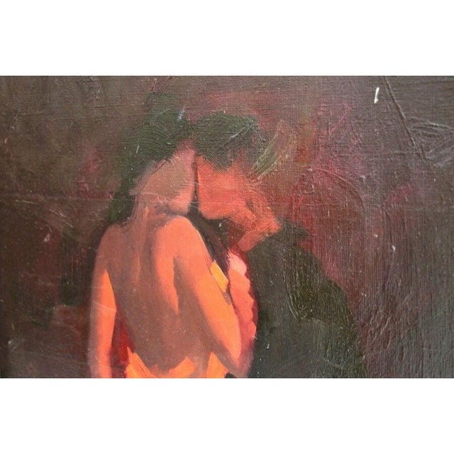 Contemporary Shamsi Ali, The First Kiss, 2008, Acrylic on Canvas For Sale - Image 3 of 7