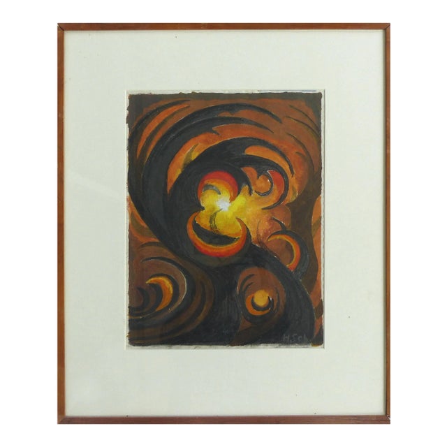 Early Goache by Hans Schmithals, 1903 From the Joan & Lester Avnet Collection For Sale