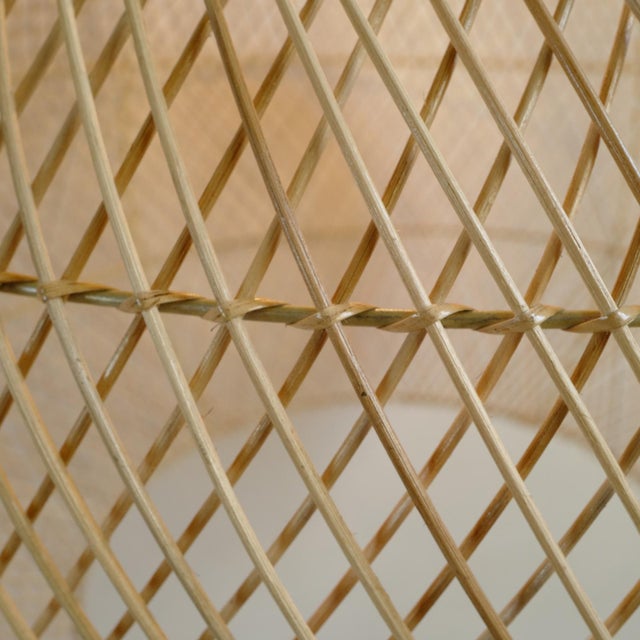 Wicker Rain Drop Lantern Chairish