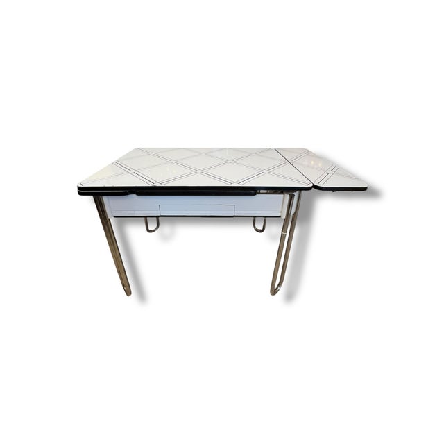 Art Deco 1960s Retro Table & 4 Chairs For Sale - Image 3 of 12