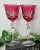 Traditional Late 20th Century Gorham Cherrywood Ruby Red Hock Wine Glasses- Set of 2 For Sale - Image 3 of 9