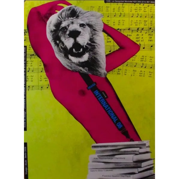 Contemporary 2008 Original Design International Poster - Alfred Halasa For Sale - Image 3 of 3