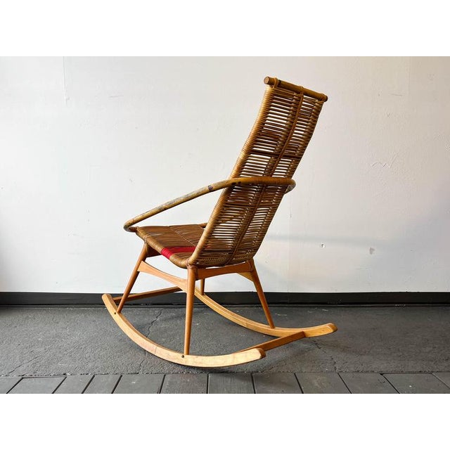 Czech Rocking Chair, 1960s For Sale - Image 5 of 18