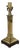 1970s Traditional Brass Empire Column Lamp For Sale