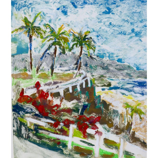 Contemporary "Sunset on the Pacific Ocean" Contemporary Landscape Print by Martha Holden For Sale - Image 3 of 5