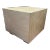 Motivated Seller: 1980s Postmodern Beige Cube Table on Chrome Feet For Sale