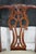 2 Late 20th Century Maitland Smith Chippendale Pierced Mahogany Dining Arm Chairs Silk Seats Pair For Sale - Image 9 of 18