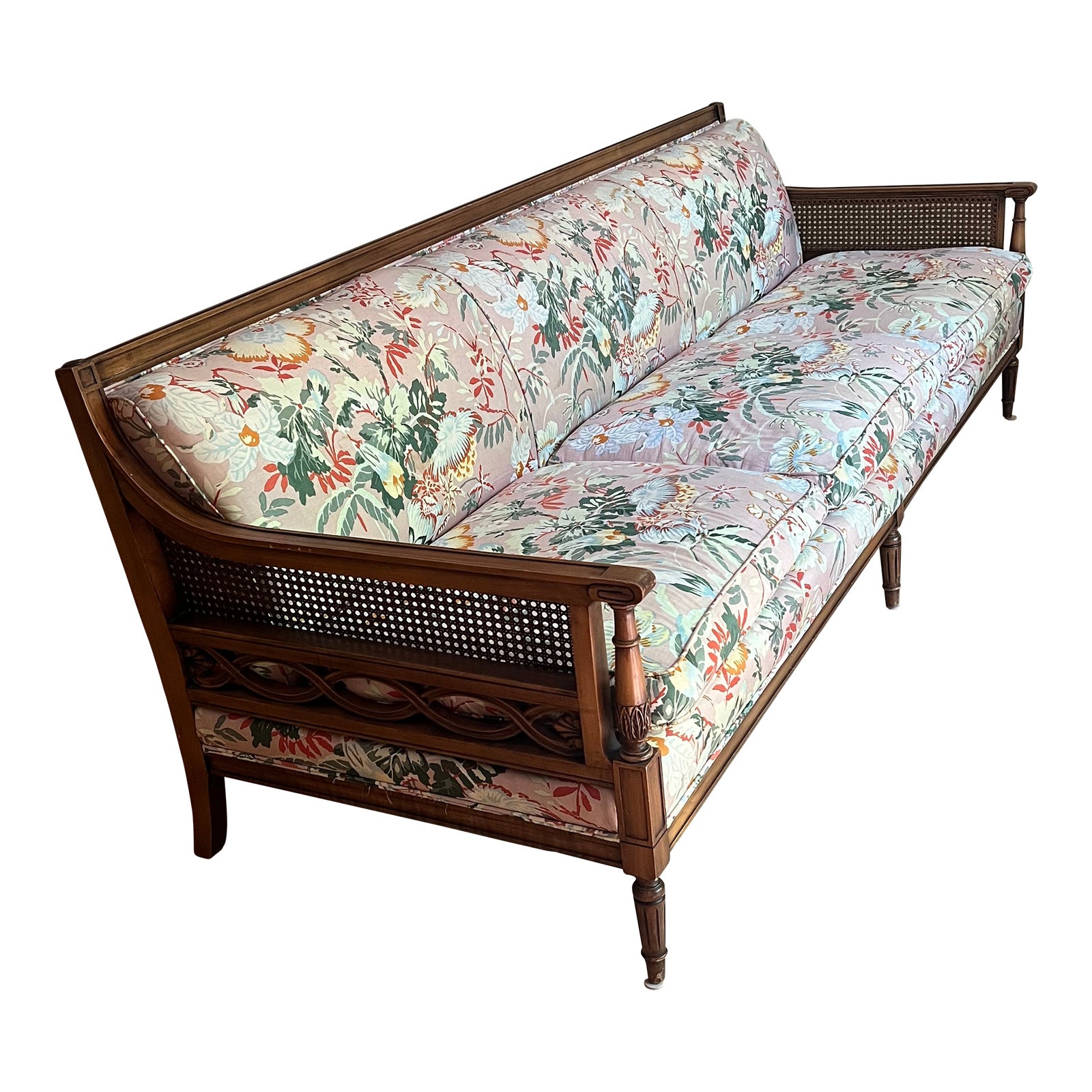 Mid 20th Century Mid Century Italian Provincial 4 Seat Sofa Made by ...