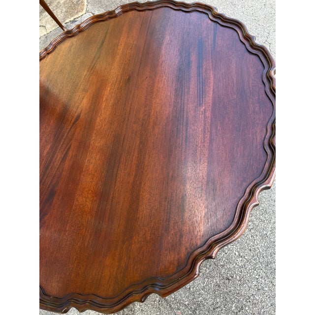 Wellington Hall Tilt Top Pie Crust Table For Sale - Image 4 of 10