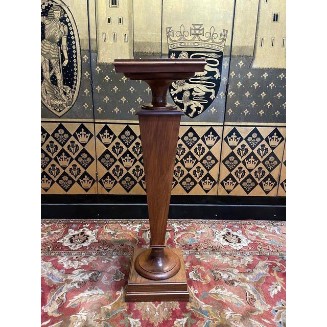 Walnut Display Stand For Sale - Image 5 of 6