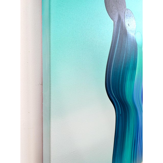 Contemporary Abstract Acrylic on Canvas "Emergence" by Nikolaos Schizas For Sale - Image 6 of 6