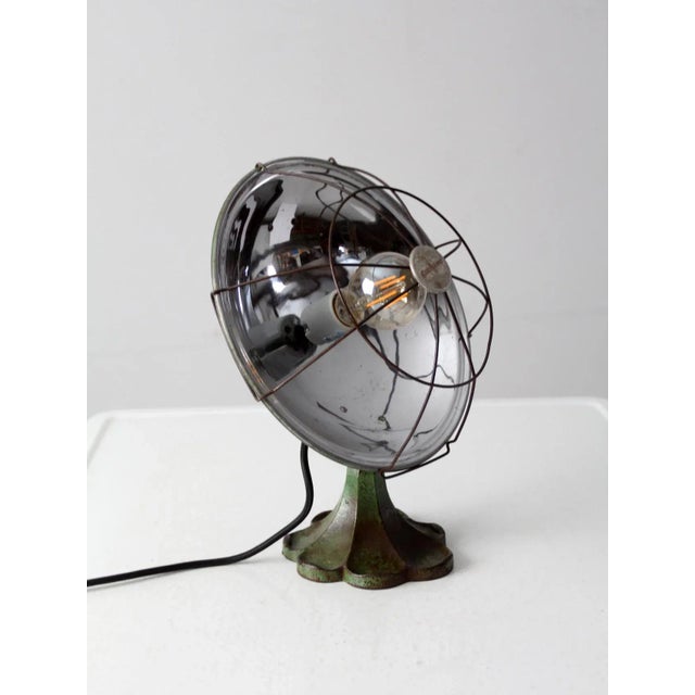 Green Vintage Electrahot Reflector Heater For Sale - Image 8 of 12