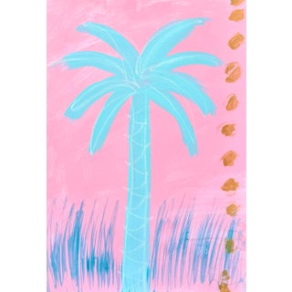 Harbor Island Painted Palm Study I For Sale