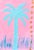 Harbor Island Painted Palm Study I For Sale