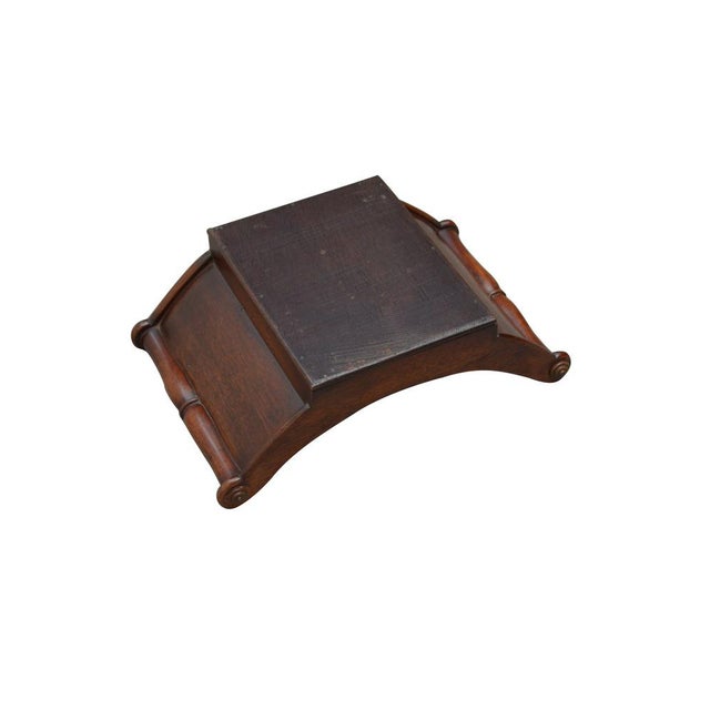 Wood Antique Mahogany Cheese Coaster For Sale - Image 7 of 10