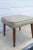 Mid Century Modern Small Ottoman Foot Stool For Sale - Image 4 of 11
