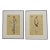 Framed Art Deco Style Summer 1934 Croquis Artistiques French Fashion Prints a Pair For Sale