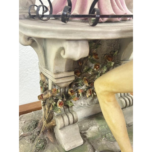 Large Mid-Century Porcelain Romeo and Juliet from Capodimonte, 1960s For Sale - Image 6 of 15