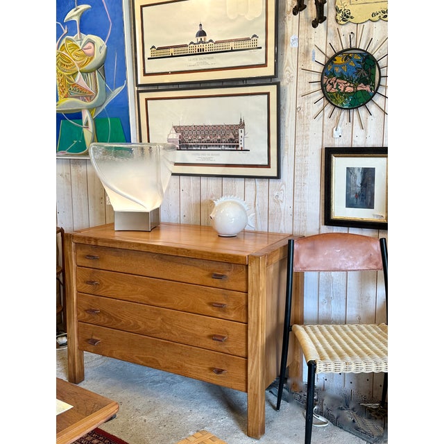 Chest of Drawers in Elm from Maison Regain, 1970s For Sale - Image 11 of 12
