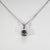 Metal Kyanite Pendant Necklace in Solid 14k Gold – Round 5mm Natural Blue Kyanite For Sale - Image 7 of 7