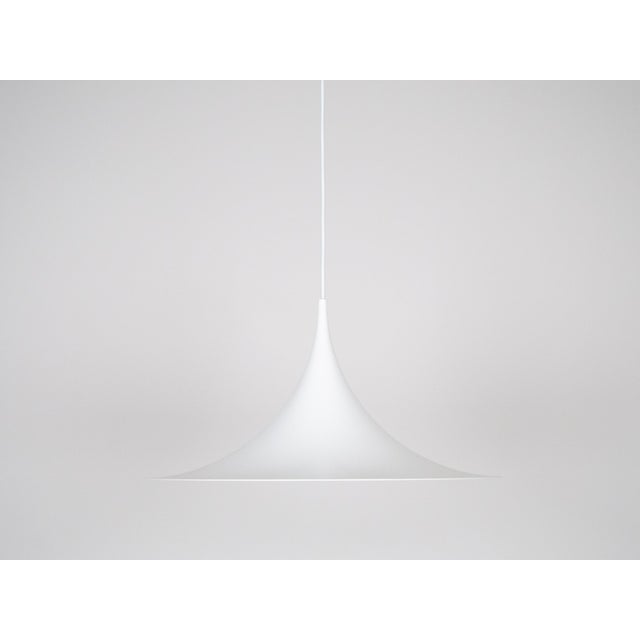 Vintage Semi Pendant Lamp by Bonderup and Thorup for Fog and Morup, 1968 For Sale - Image 3 of 10