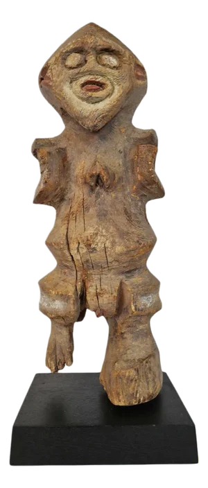 Old Antique Mambilla Figure on Stand