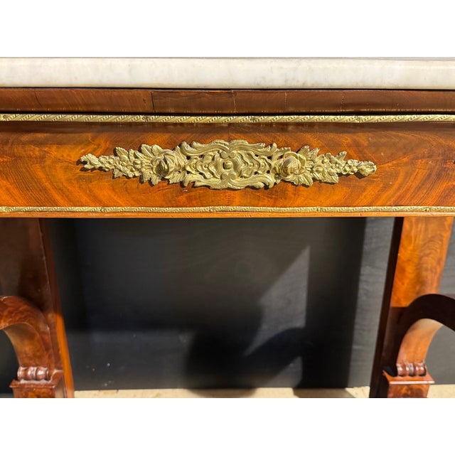 French Empire Console Table, 1850s For Sale - Image 4 of 13