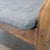 Mid-Century Modern Lounge Chair With Wooden Frame and Grey Upholstery For Sale - Image 9 of 9
