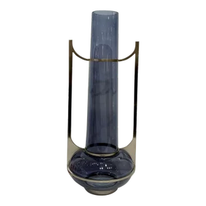 Jean Lois Deniot for Baker Smoked Amethyst Glass Tephrite Jar